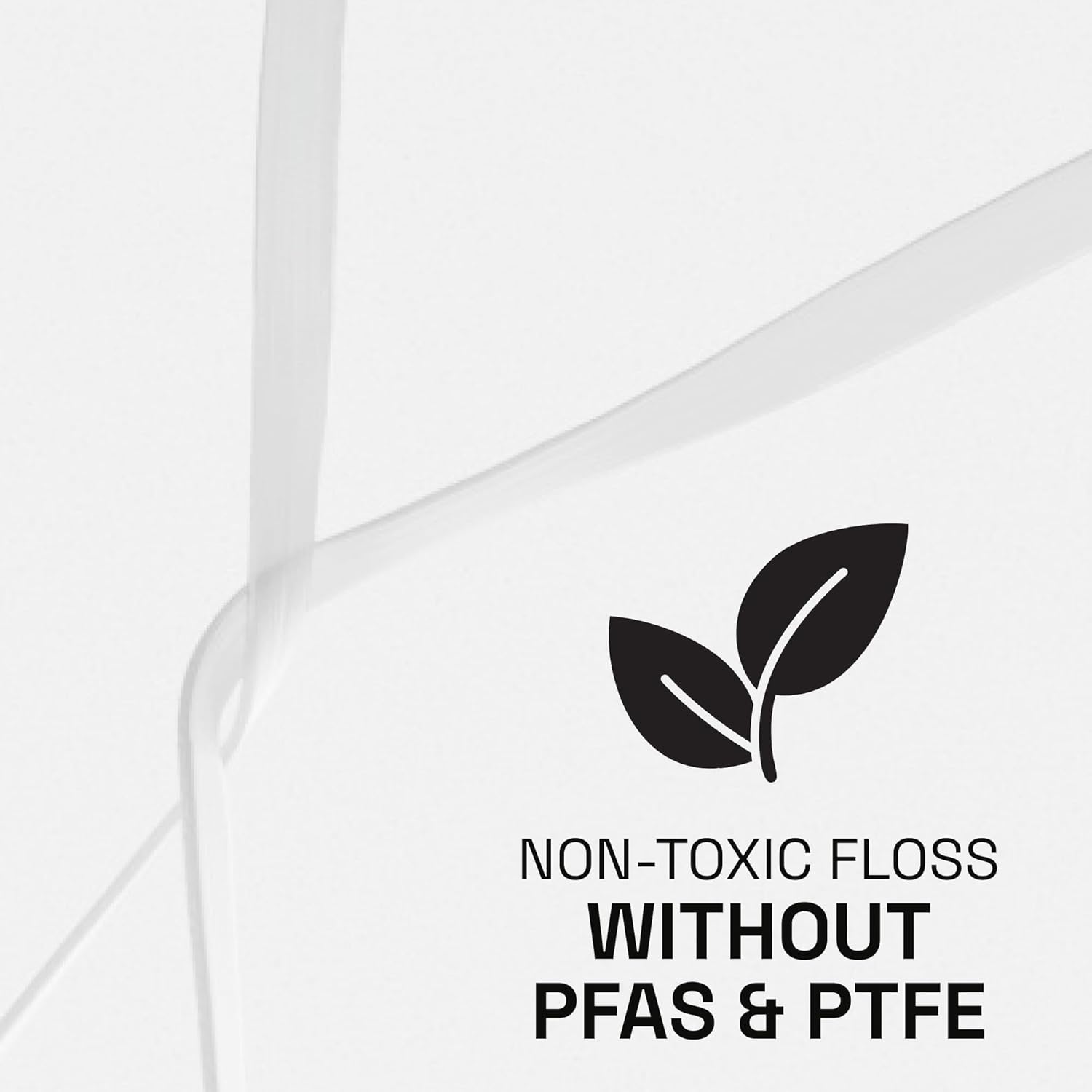 Waxed Dental Floss,Unflavored, Plaque Remover for Teeth, Shred Resistant, Floss Slides Smoothly, Easy to Use, Waxed, Deep Cleaning Teeth, Oral Care, PFAS Free, for Adults & Kids, 1 Pack, 55 Yd