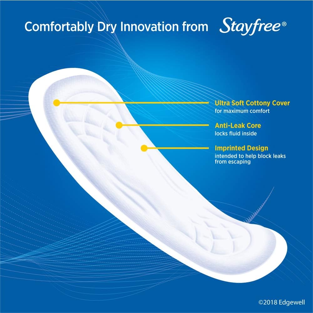 Maxi Super Long Wingless Reliable Protection and Absorbency Pads for Women, 48 Count (Pack of 1)