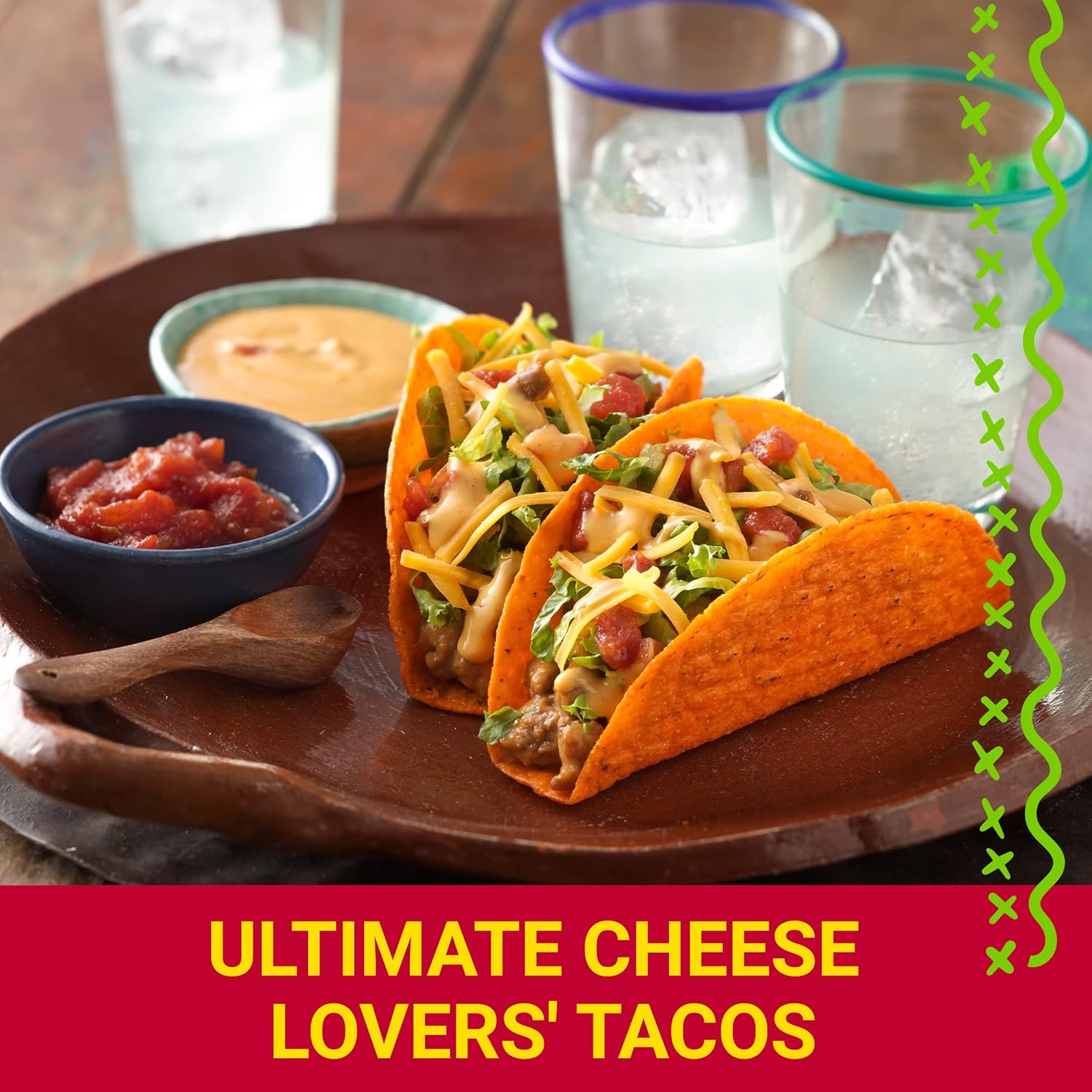 Old El Paso Bold Taco Dinner Kit with Nacho Cheese Flavored Taco Shells, Meal Prep, 9.5 oz